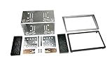 Doppel DIN Blende Komplett-Set Opel Vectra C SW 07-Sigmum 05- silver