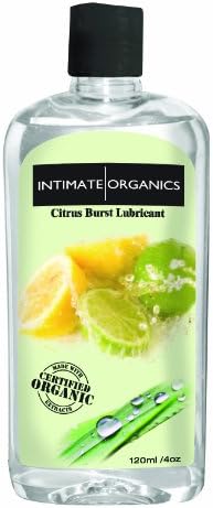 Organic Intimate Citrus Burst Lubricant, 4 Ounce