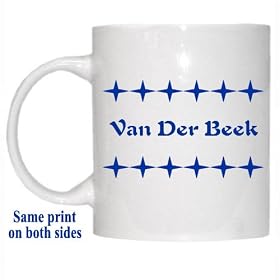 Personalized Name Gift - Van Der Beek Mug