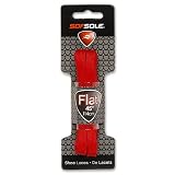 Sof Sole Athletic Flat Shoe Lace (Red, 45-Inch)