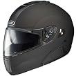HJC IS-MAX BT Full Face Modular Helmets - Color : matte black - Size : 3XL