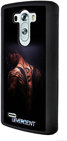 Microve Premium [Scratch Resistant] Divergent Black TPU PC Microve Case for LG G3.