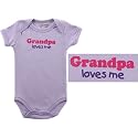 Baby-Says Bodysuit - Grandpa Loves Me, 6-9 months