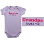 Baby-Says Bodysuit - Grandpa Loves Me
