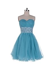 Fitted Beaded Short Tulle Homecoming Dress 