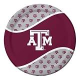 Texas A&m 9 Inch Paper Plates (8 Pack)