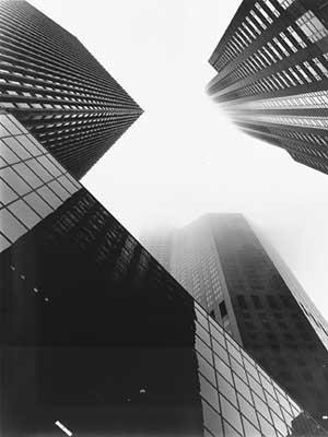 North Michigan Avenue Highrises - Artist: Alex Fradkin - Art Print Poster Size: 20.00 by 26.00 inches