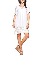 Laura Moretti Vestido Seda (Blanco)