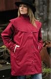 Jack Murphy Cotswold - Ladies 100% Waterproof Coat (Sizes 8,10,12,14,16,18,20,22,24 / EU 36-52 - Olive, Navy, Chocolate, Garnet, Blackberry)