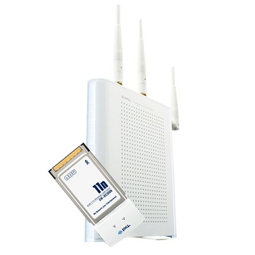 Cover image : PLANEX 300Mbps 11n/g/b 高速無線LANルータ&PCカードセット(WPSボタン) MZK-W04N-PK