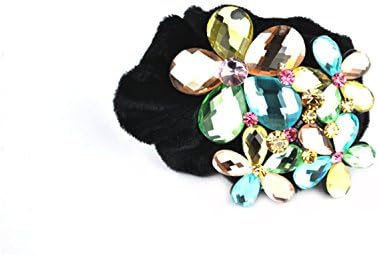Hair Accessories,Qirher(TM)Shinning Blue Flower Hair Bands Hair Scrunchies For Girls,Women(Blue)