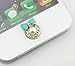 Brilliant Pearl Bow Tie Iphone Home Return Keys Buttons Sticker For iPhone 4S iPhone 5 iPod Touch iPad Repair Fix Replace Replacement(Blue or Pink)