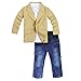 Big Elephant 3 Pieces Baby Boys Shirt Jacket Jeans Set Toddler Pants Clothing D99, 5