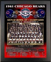 1985 Chicago Bears Super Bowl XX Champions 11" x 13" Plaque from Healy Pro