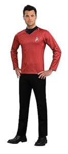 Rubie's Costume Star Trek Into Darkness Scotty Shirt With Emblem, Red, Small Costume