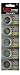6 Pack Panasonic CR2016 - Lithium Coin Battery - 3 Volt