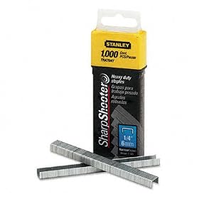 Stanley TRA704T 1,000 Units 1/4-Inch Heavy Duty Staples