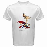 Men's Customized CAPE CAPES CARTOON CARTOONS COSTUME 100% Cotton White T-shirt