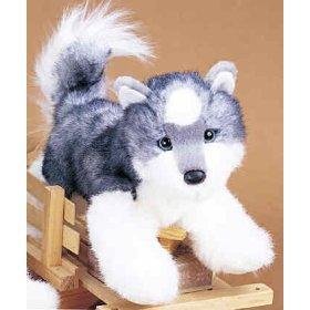 41XTryBApEL Stuffed Joli Mini Husky Dog 12
