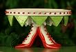 Patience Brewster Krinkles High Heel Shoe Christmas Cake Plate