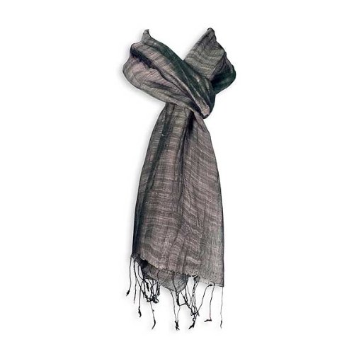 Scarf - Textured Silk (Iron)
