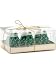 Festive Glitter Christmas Tree Candle, 6 Assorted, 6.5 cm