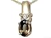 1.32 cts Genuine Smoky Quartz and Diamond Pendant - 14kt White or Yellow Gold