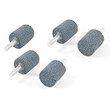 uxcell　マウント・ポイント　20mm x 27mm　円筒形の先端　ポリッシャー研磨　マウント・ポイント　グレー