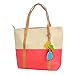 Rbenxia Womens Handbags Purses Bag Mixed Color Tote Shoulder Bag