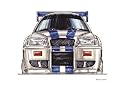 NISSAN SKYLINE KOOLART IMAGE CERAMIC MUG 1854