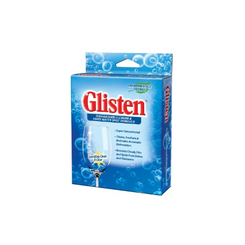Glisten Environmentally Friendly Dishwasher Cleaner and Hard Water Spot