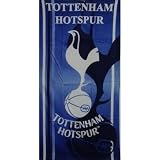 Official Tottenham Hotspur Football Club 100% cotton beach Towel (30 x 60 Inches (75x150cm)) (Blue)