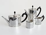 Kaffee- und Teeservice Bellevue 4 teilig, Sterlingsilber, Echtsilber, Silber 925