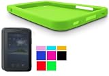 Green Soft Silicone Skin for new Samsung Galaxy Tab 7-inch Tablet WIFI 3G Samsung P1000 + Anti Glare Screen Protector Kit , Green