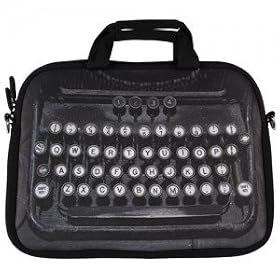 Cadeau Cartable d'ordinateur portable "Machine � �crire"