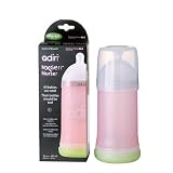 UPC 881248000133 product image for Adiri NxGen Stage 2 Nurser Medium Flow Baby Bottle, Pink, 6-9 Months | upcitemdb.com