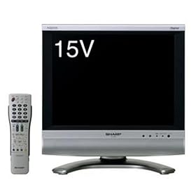 SHARP AQUOS 15�^ �n��EBS�E110�xCS�f�W�^�� �t���e���r LC-15SX7