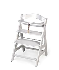 Hauck Alpha Wooden Highchair - White
