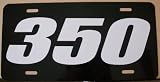 350 ENGINE SIZE LICENSE PLATE