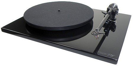 Rega P3-24 Piano Edition Plattenspieler schwarz inkl. TT-PSU