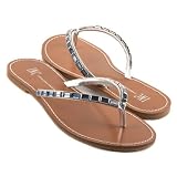 I.N.C Farrah Silver thongs
