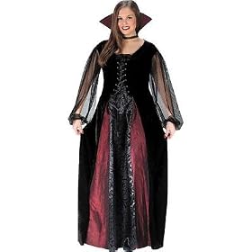 Goth Maiden Vamp Sexy Women's Costume Adult Halloween Outfit - Plus Size, Dress Size 16-24