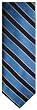 Men's Tommy Hilfiger Neck Tie 100% Silk Blue/charcoal Blend