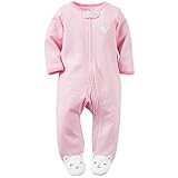 カーターズ Carter's カバーオール 長袖 前開き 足つき Cotton Zip-Up Sleep & Play 3M (55-61cm) [並行輸入品]