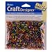 6/0 "E" Beads, Glass Silver-lined, Multi (Pack of 1)