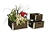 wald imports - Set of 3 Distressed Wooden Crates for Storage - Decorative Wooden Crate Set for Home Decoration & Display - Vintage Storage for Household Goods