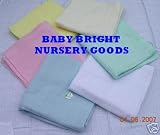 15 X 100% COTTON SUPER SOFT MUSLINS. PICK AND MIX  THE COLOURS YOU WANT. COLOURS AVAILABLE ARE BLUE, PINK, LEMON, MINT, CREAM AND WHITE.
