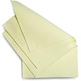 Jewelry Polishing Cloths for Silver, Gold, Brass, Copper - Package of 3