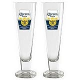 Brand New Licensed Corona Extra Labels Tall Pilsner Set