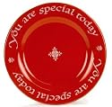 Waechtersbach Plate, You Are Special Today, Cherry Red